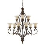 Lampa wisząca Drawing Room – 9 źródeł światła FE-DRAWING-ROOM9 Elstead Lighting