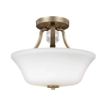 kinkiecik.pl Półplafon Evington – 2 źródła światła – Ciepłe złoto FE-EVINGTON-SF-SG Elstead Lighting