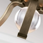Półplafon Evington – 2 źródła światła – Ciepłe złoto FE-EVINGTON-SF-SG Elstead Lighting