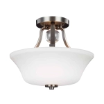 kinkiecik.pl Półplafon Evington – 2 źródła światła – Satynowy nikiel FE-EVINGTON-SF-SNElstead Lighting
