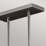 Podłużna lampa wisząca Hobson – 3 źródła światła – Satynowy nikiel FE-HOBSON-3P-SN Elstead Lighting