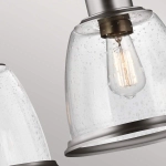 Podłużna lampa wisząca Hobson – 3 źródła światła – Satynowy nikiel FE-HOBSON-3P-SN Elstead Lighting