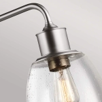 Podłużna lampa wisząca Hobson – 3 źródła światła – Satynowy nikiel FE-HOBSON-3P-SN Elstead Lighting
