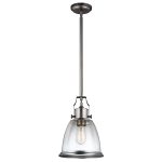 kinkiecik.pl Lampa wisząca Hobson – 1 źródło światła – Satynowy nikiel FE-HOBSON-P-M-SN Elstead Lighting