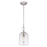 kinkiecik.pl Mała lampa wisząca Hounslow – 1 źródło światła – Polerowany nikiel FE-HOUNSLOW-P-PN Elstead Lighting