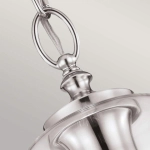 Mała lampa wisząca Hounslow – 1 źródło światła – Polerowany nikiel FE-HOUNSLOW-P-PN Elstead Lighting