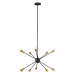 Żyrandol Jax – 10 źródeł światła – Czarny FE-JAX10-MB Elstead Lighting