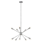 Żyrandol Jax – 10 źródeł światła – Polerowany nikiel FE-JAX10-PN Elstead Lighting
