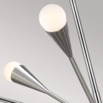 Żyrandol Jax – 10 źródeł światła – Polerowany nikiel FE-JAX10-PN Elstead Lighting