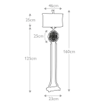 Lampa podłogowa Marcella – 1 źródło światła FE-MARCELLA-FL Elstead Lighting
