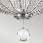 Duża lampa wisząca Oberlin – Wbudowany moduł LED FE-OBERLIN-P-L Elstead Lighting