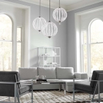 Duża lampa wisząca Oberlin – Wbudowany moduł LED FE-OBERLIN-P-L Elstead Lighting