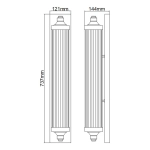 Kinkiet Paulson – 4 źródła światła FE-PAULSON-W4 Elstead Lighting