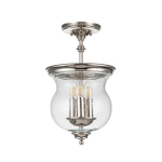 Lampa wisząca Pickering Lane – 3 źródła światła – Polerowany nikiel FE-PICKERING-LANE-SF-PN Elstead Lighting
