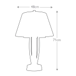 Lampa stołowa Silvershore – 1 źródło światła FE-SILVERSHORETL Elstead Lighting
