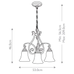 Żyrandol Sonoma Valley – 3 źródła światła FE-SONOMAVALLEY3 Elstead Lighting - zdjęcie 5