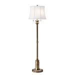 kinkiecik.pl Lampa podłogowa Stateroom – 2 źródła światła – Ciepły mosiądz FE-STATEROOM-FL-BB Elstead Lighting