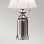 Lampa stołowa Stateroom – 2 źródła światła – Antyczny nikiel FE-STATEROOM-TL-AN Elstead Lighting