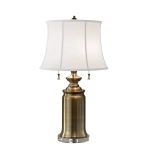 kinkiecik.pl Lampa stołowa Stateroom – 2 źródła światła – Ciepły mosiądz FE-STATEROOM-TL-BB Elstead Lighting