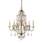 kinkiecik.pl Żyrandol Valentina – 6 źródeł światła FE-VALENTINA6 Elstead Lighting