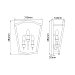 Kinkiet Yarmouth – 3 źródła światła FE-YARMOUTH-3W Elstead Lighting