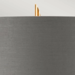 Lampa stołowa Ferrara – Ciemnoszara/ Polerowane złoto FERRARA-TL-GPG Elstead Lighting