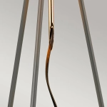 Lampa stołowa Ferrara – Ciemnoszara/ Polerowane złoto FERRARA-TL-GPG Elstead Lighting