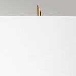 Lampa stołowa Ferrara – Biała/ Polerowane złoto FERRARA-TL-WPG Elstead Lighting