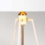 Lampa stołowa Ferrara – Biała/ Polerowane złoto FERRARA-TL-WPG Elstead Lighting