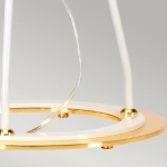 Lampa stołowa Ferrara – Biała/ Polerowane złoto FERRARA-TL-WPG Elstead Lighting
