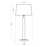 FJORD BLACK lampa stołowa L207265228 4Concepts L207265228 - zdjęcie 2