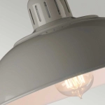 Lampa biurkowa Franklin – 1 źródło światła – Szara FRANKLIN-GREY Elstead Lighting