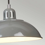 Lampa wisząca Franklin – 1 źródło światła – Szara FRANKLIN-P-GY Elstead Lighting