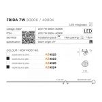 Oprawa podstropowa Frida 7W 4000K (black) AZ4524 AZZARDO