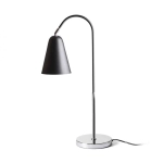 kinkiecik.pl GARBO stołowa czarna chrom 230V E27 28W R12675 Rendl light studio