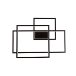 Geometric Kinkiet czarny z funkcją ściemniania światła W0233D MaxLight - zdjęcie produktu