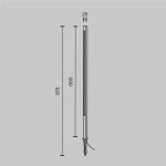 Lampa stojąca Oświetlenie krajobrazu Pole O440FL-L12GF3K Maytoni - zdjęcie dodatkowe 4