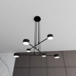 Lampa wisząca MODUS 6 BLACK 1339/6 EMIBIG Lighting