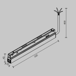 Łącznik zasilania wpuszczany Exility 48V, 100W DALI TRA034DR-100W-DD-B-DE Maytoni - zdjęcie dodatkowe 4