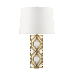 Lampa stołowa Arabella – 1 źródło światła – Postarzane złoto GN-ARABELLA-TL-G Elstead Lighting