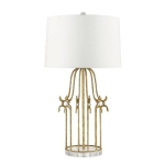 Lampa stołowa Stella – 1 źródło światła – Przecierane złoto GN-STELLA-TL-GD Elstead Lighting