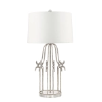 Lampa stołowa Stella – 1 źródło światła – Przecierane srebro GN-STELLA-TL-SV Elstead Lighting
