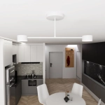 Lampa sufitowa HALO 2 WHITE 1356/2 EMIBIG Lighting