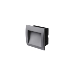GORDIQ M wpuszczana antracyt 230V LED 3W IP65 3000K R12536 Rendl light studio