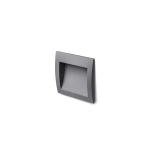 GORDIQ M wpuszczana antracyt 230V LED 3W IP65 3000K R12536 Rendl light studio