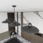 Żyrandol FOSTER 3 BLACK 1353/3 EMIBIG Lighting