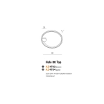 Plafon sufitowy HALO 80 WH AZ4958 AZZARDO