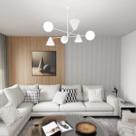 Żyrandol HERMES 6 WHITE 1348/6 EMIBIG Lighting