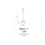 Lampa wisząca Helena C AZ4668 AZZARDO