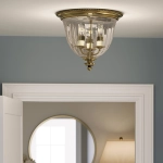 Plafon Cambridge – 3 źródła światła HK-CAMBRIDGE-F-B Elstead Lighting